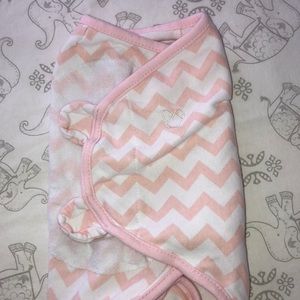 New Swaddle Me Pink Chevron Swaddle Large